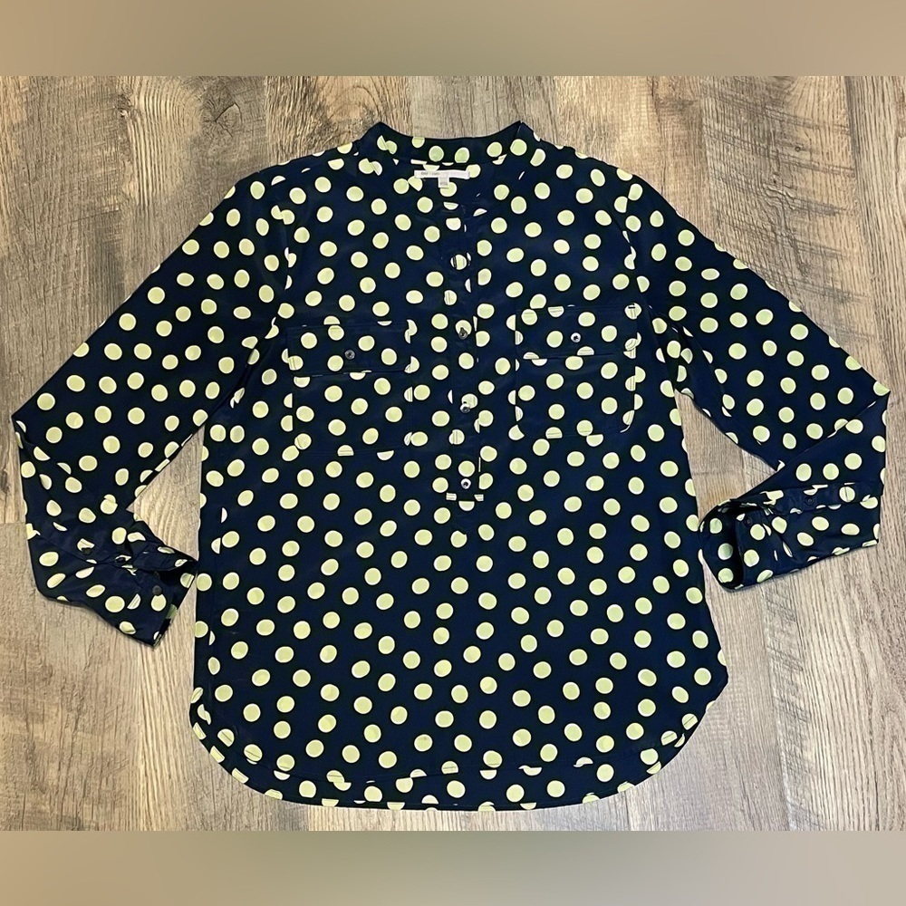 Gap Polka‎ Dot Blouse Women's Size S